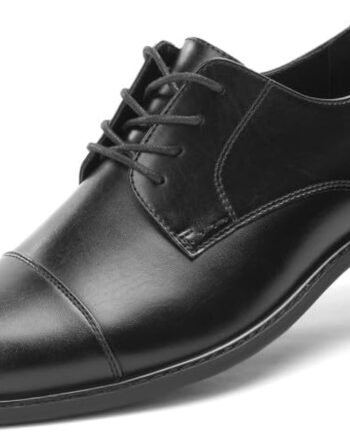 Men's Classic Wingtip Lace-Up Oxford Dress Shoes