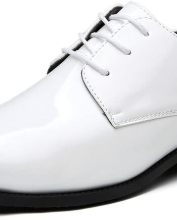 Men's Pointed-Toe Tuxedo Dress Slip-On Loafers