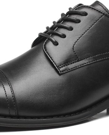 Men's Classic Toe Lace-Up Oxford Dress Shoes