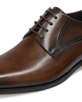 Men's Perforated Lace-Up Oxford Dress Shoes