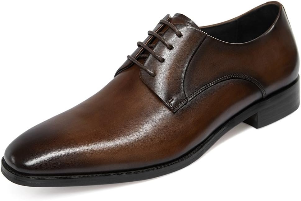 Men's Perforated Lace-Up Oxford Dress Shoes