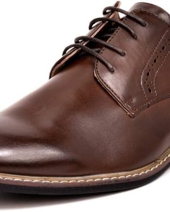 Men's Leather-Lined Oxford Dress Shoes