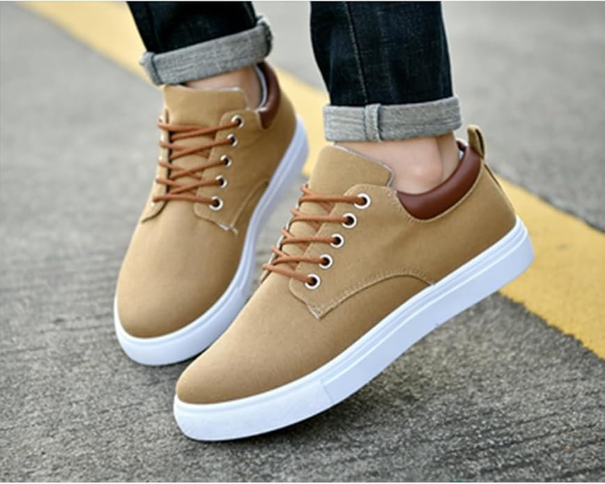 Men's Canvas Court Low Top Fashion Sneaker