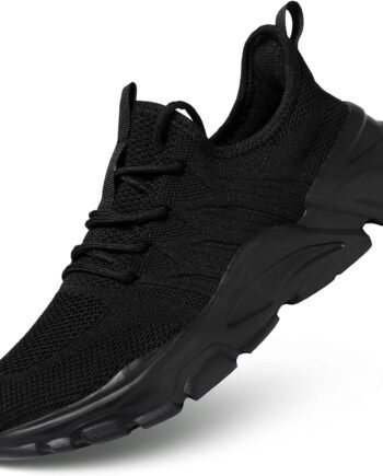 Mens Slip On Running Shoes Athletic Walking Trainers Lightweight Breathable Mesh Tennis Sneakers