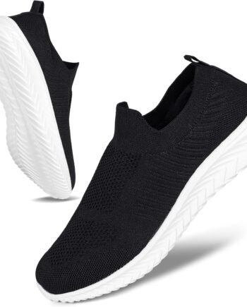 Mens Shoes Walking Shoes for Men Mens Slip On Shoes Sneakers for Men, Casual Athletic Running, Lightweight Breathable Mesh Knit
