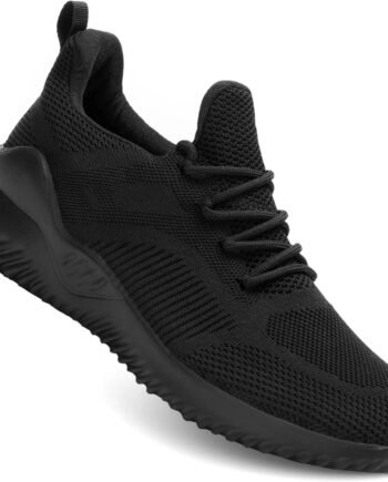 Men's Non Slip Running Shoes Ultra Light Breathable Casual Walking Shoes Fashion Sneakers Mesh Workout Sports Shoes